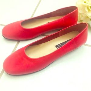 Nine West leather flats